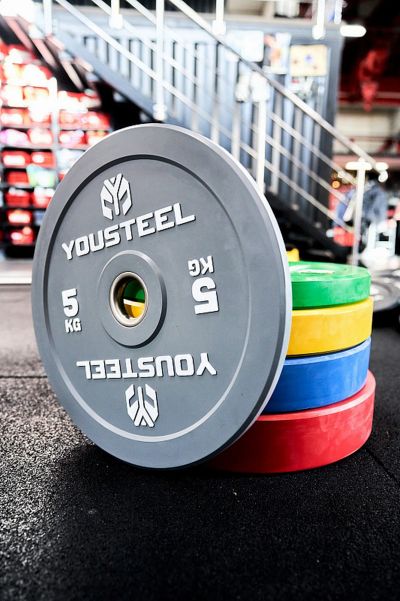Лот: 24327034. Фото: 1. Диск 5кг YouSteel EVO Bumper Plate... Штанги, блины