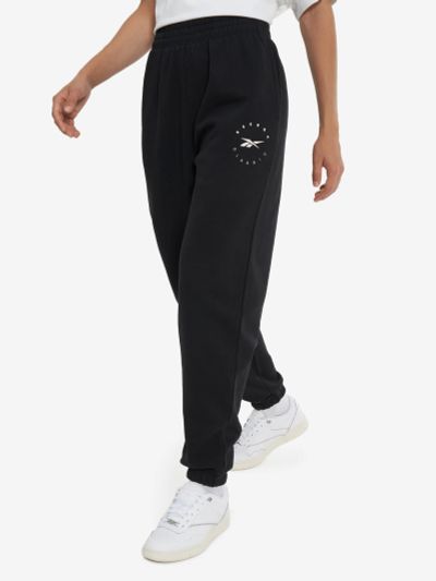Лот: 23599881. Фото: 1. Брюки женские Reebok, Черный. Спортивные брюки, штаны