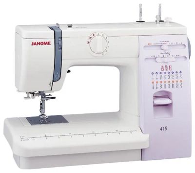 Лот: 6496265. Фото: 1. Швейная машина Janome 415_в прекрасном... Швейная, вязальная