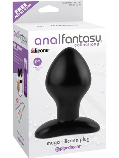 Лот: 22069102. Фото: 1. Анальная пробка Mega Silicone... Игрушки