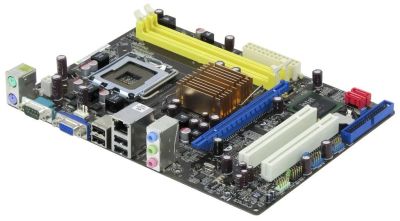 Лот: 11926795. Фото: 1. Asus P5KPL-AM (LGA775, Intel®G31... Материнские платы