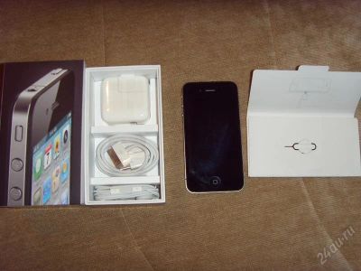 Лот: 956535. Фото: 1. Apple iphone 4 SIM FREE. Смартфоны