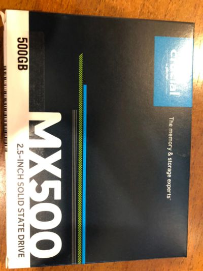 Лот: 18897841. Фото: 1. Новый ssd накопитель Crucial MX500... SSD-накопители