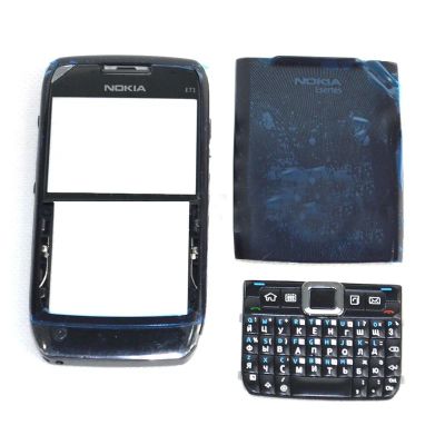 Лот: 12058133. Фото: 1. Корпус Nokia E71 Черный + клав... Корпуса, клавиатуры, кнопки