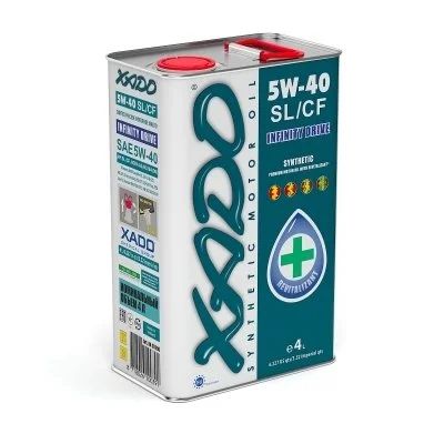 Лот: 16280269. Фото: 1. XADO Atomic Oil 5W-40 SL/CF, 4л... Масла, жидкости