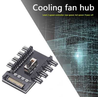 Лот: 20293937. Фото: 1. Cooling fan hub 1x sata - 8x 3pin... Системы охлаждения