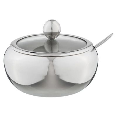Лот: 25606092. Фото: 1. Сахарница с ложкой Agness Agness. Предметы сервировки