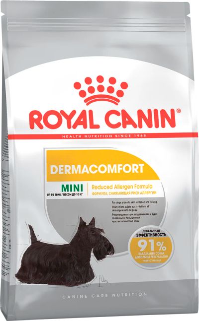 Лот: 15054875. Фото: 1. (Роял Канин) Mini Dermacomfort... Корма