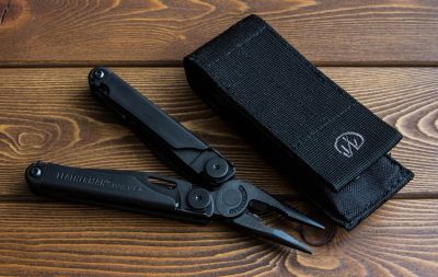 Лот: 1500403. Фото: 1. Leatherman Wave black. Ножи, топоры