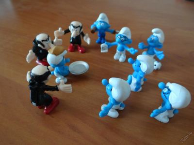 Лот: 5743844. Фото: 1. Кучка Смурфиков The Smurfs. Другое (игрушки)