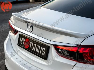 Лот: 6462030. Фото: 1. Спойлер-Лип, Mazda 6, 2013-2015... Детали тюнинга