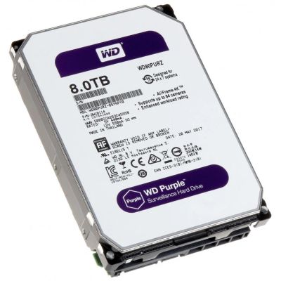 Лот: 14181391. Фото: 1. Новый HDD WD 8Tb SATA3 WD80PURZ-85YNPY0. Жёсткие диски (HDD)