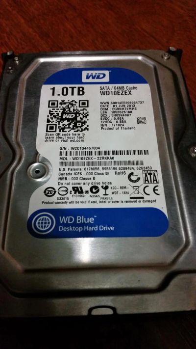 Лот: 6639339. Фото: 1. жесткий диск 1000Гб. Жёсткие диски (HDD)