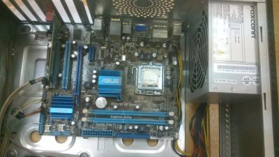 Лот: 9655036. Фото: 1. комплект Pentium E6700 + P5G41TM-LE... Компьютеры в сборе
