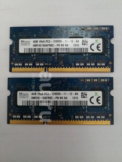 Лот: 19998547. Фото: 1. DDR3 8Gb, 2шт × DDR3-4gb. Оперативная память