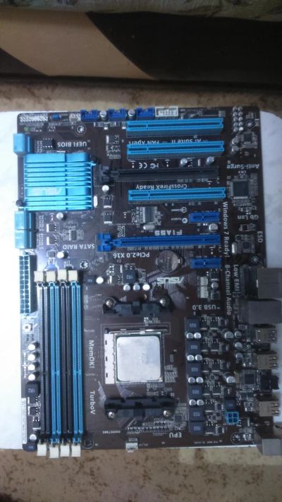 Лот: 8328646. Фото: 1. Материнская плата Asus F1A55+Процессор... Материнские платы
