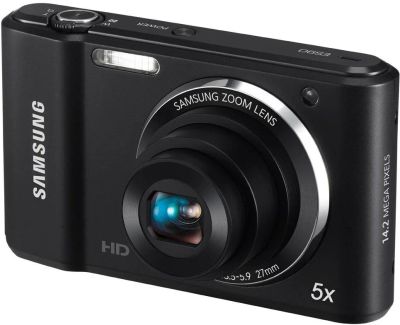 Лот: 10532232. Фото: 1. фотоаппарат Samsung ES90 серый... Цифровые компактные