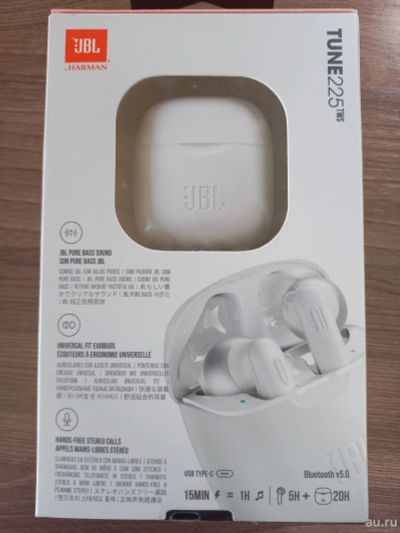 Лот: 17470986. Фото: 1. Наушники JBL T225 TWS Bluetooth... Наушники, гарнитуры