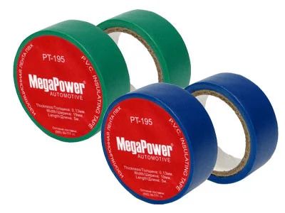 Лот: 16267908. Фото: 1. Изолента MEGAPOWER 19мм*5м зеленая. Другое (оснащение, оборудование, аксессуары)