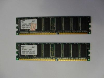 Лот: 6194041. Фото: 1. Оперативная память Samsung PC3200U... Оперативная память