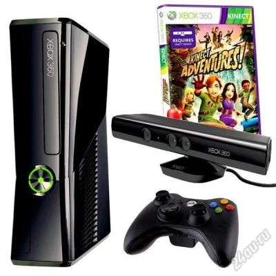 Лот: 2593953. Фото: 1. xbox _ xbox360 250 GB + kinect... Игровые приставки, консоли