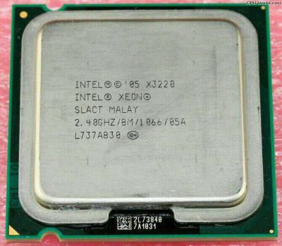 Лот: 11067841. Фото: 1. Intel xeon x3220 8m cache, 2.4ghz. Процессоры