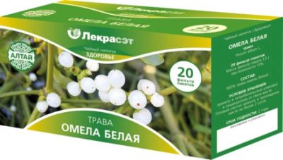Лот: 7004100. Фото: 1. Омела белая трава, ф/пак 1,5гр... Антисептики, защитные средства, медицинские маски
