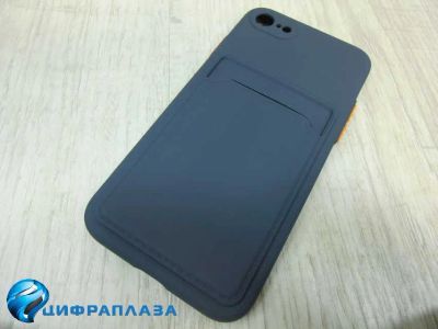 Лот: 19868899. Фото: 1. Чехол силиконовый iPhone 7 с визитницей... Чехлы, бамперы