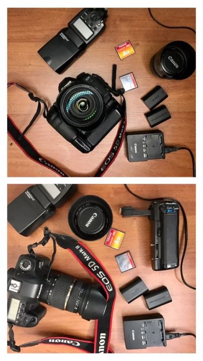 Лот: 15416554. Фото: 1. зеркальный фотоаппарат Canon 5D... Цифровые зеркальные