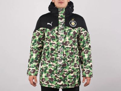 Лот: 12688399. Фото: 1. Парка зимняя Puma x Bape (8497... Верхняя одежда