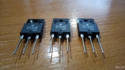 Лот: 13651648. Фото: 1. 2SD1545 D1545 оригинал 1500V 5A... Транзисторы