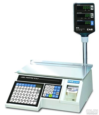 Лот: 17069486. Фото: 1. ВЕСЫ ЭЛ.ТОРГОВЫЕ CAS LP-6R (V... Торговое