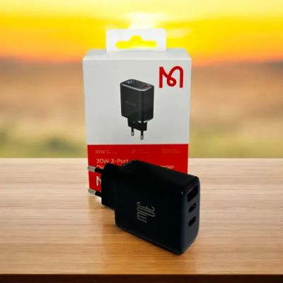 Лот: 22560427. Фото: 1. Зарядное сетевое (30W, USB-A... Зарядные устройства, блоки питания, адаптеры сетевые для смартфонов