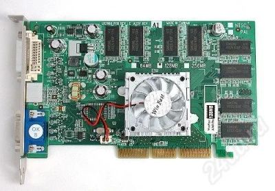 Лот: 321957. Фото: 1. NVidia GForce FX 5500, 128mb. Видеокарты