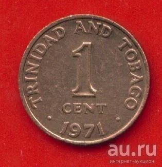 Лот: 8994922. Фото: 1. Тринидад и Тобаго 1 цент 1971... Америка