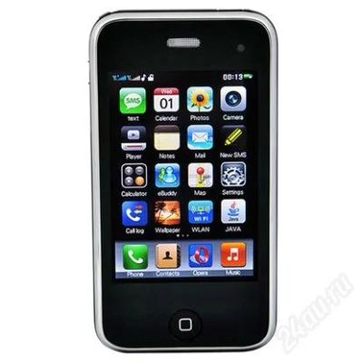 Лот: 1271534. Фото: 1. iPhone 3GS bl = 2sim + TV + WiFi... Смартфоны