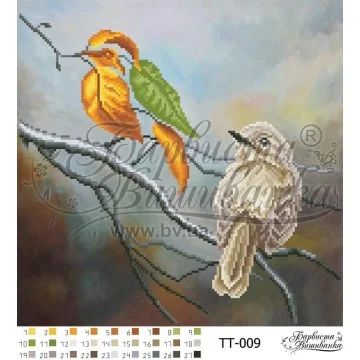 Лот: 7338542. Фото: 1. Две птички. Заготовка под бисер... Вышивание