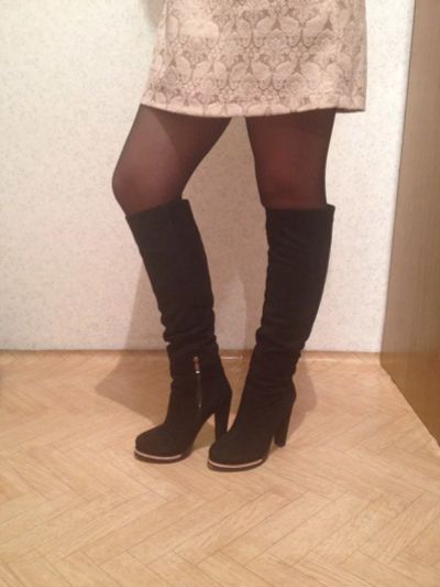 Лот: 3349386. Фото: 1. Сапоги женские. Зима. Замша. Размер... Сапоги