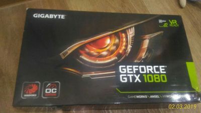 Лот: 14376325. Фото: 1. Видеокарта Geforce gtx 1080. Видеокарты