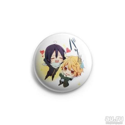 Лот: 10244618. Фото: 1. Значок Noragami Бездомный бог... Сувенирные