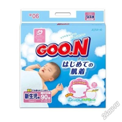Лот: 5904621. Фото: 1. Японские подгузники GOO.N для... Детская гигиена