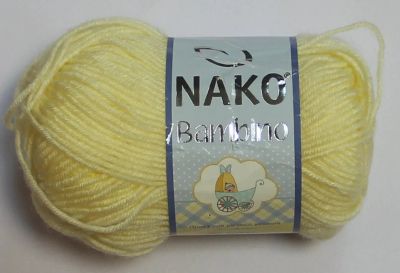Лот: 11181007. Фото: 1. Пряжа Nako bambino 25%шерсть 75... Ткани, нитки, пряжа