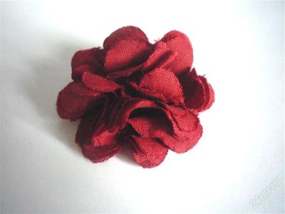 Лот: 1168178. Фото: 1. Брошь "Роза. Cotton 100%". Ручная... Броши