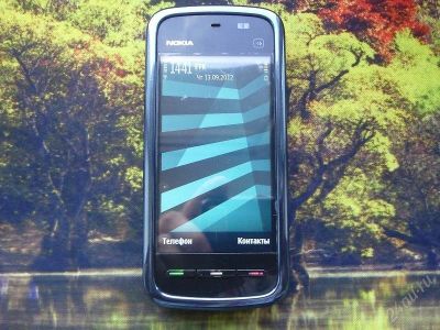 Лот: 2078954. Фото: 1. Смартфон Nokia 5235 черный с GPS... Смартфоны