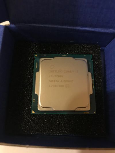 Лот: 15280541. Фото: 1. Intel Core I7-7700K + Zalman CNPS... Процессоры