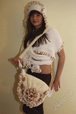 Лот: 823033. Фото: 1. комплект (стильные вязаные вещи... Верхняя одежда