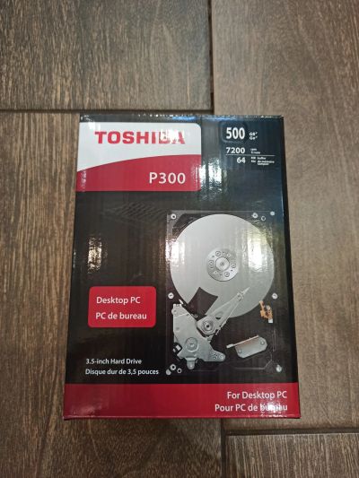 Лот: 15809796. Фото: 1. Новый жесткий диск Toshiba P300... Жёсткие диски (HDD)