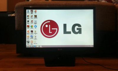 Лот: 8491365. Фото: 1. монитор LG Flatron 19en33s широкоформатный... ЖК-мониторы