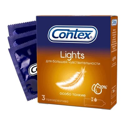 Лот: 23720461. Фото: 1. Contex Lights Презервативы тонкие... Лекарства