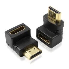 Лот: 8908812. Фото: 1. Г-образный переходник HDMI - HDMI... Шнуры, кабели, разъёмы